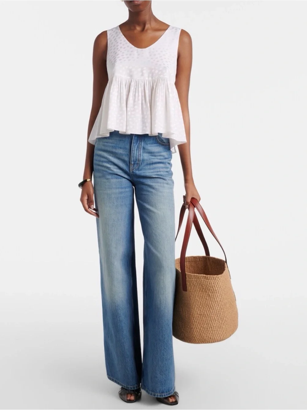 Chloé Horse Medal Large Handwoven Basket Tote – Brand New